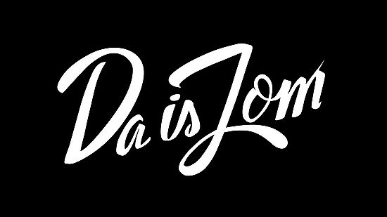 Da is Jom lettering